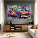 Graffiti Sports Car Street Art Wall Art Canvas Print, by MyGreatCanvas | Canvas Wall Art Prints | Photo Prints & Wall Decor