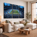 Detroit Lions Stadium Wall Art Canvas Print, Football Field