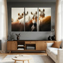 Wild Horse Herd Wall Art Canvas Print, Natural Horse by MyGreatCanvas | Canvas Wall Art Prints | Photo Prints & Wall Decor
