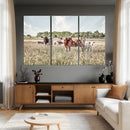 Texas Longhorn Cattle Wall Art Canvas Print: Western Ranch by MyGreatCanvas | Canvas Wall Art Prints | Photo Prints & Wall Decor