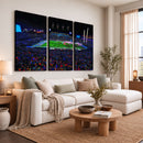Ole Miss Rebels Vaught Hemingway Stadium Wall Art Canvas