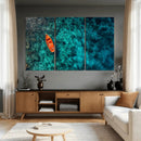 Turquoise Ocean Boat Wall Art Canvas Print by MyGreatCanvas | Canvas Wall Art Prints | Photo Prints & Wall Decor