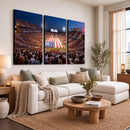 Oklahoma Memorial Stadium Wall Art Canvas Print – Oklahoma