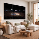 Oklahoma Memorial Stadium Wall Art Canvas Print – Oklahoma