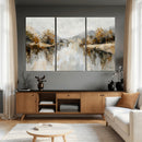 Abstract Landscape Wall Art Canvas Print, Modern Lake by MyGreatCanvas | Canvas Wall Art Prints | Photo Prints & Wall Decor