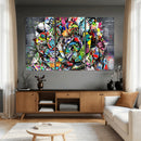 Abstract Graffiti Collage Street Art Wall Art Canvas Print by MyGreatCanvas | Canvas Wall Art Prints | Photo Prints & Wall Decor