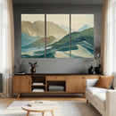 Abstract Mountain Landscape Wall Art Canvas Print – Textured by MyGreatCanvas | Canvas Wall Art Prints | Photo Prints & Wall Decor
