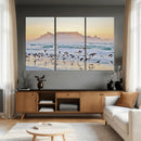 Seagulls Over Ocean Wall Art Canvas Print – Coastal Beach by MyGreatCanvas | Canvas Wall Art Prints | Photo Prints & Wall Decor