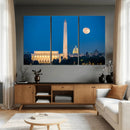 Washington DC Skyline Wall Art Canvas Print – Lincoln by MyGreatCanvas | Canvas Wall Art Prints | Photo Prints & Wall Decor