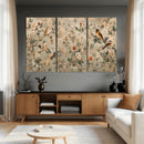 Vintage Birds and Flowers Wall Art Canvas Print, Botanical by MyGreatCanvas | Canvas Wall Art Prints | Photo Prints & Wall Decor