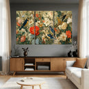 Vintage Birds and Flowers Wall Art Canvas Print, Botanical by MyGreatCanvas | Canvas Wall Art Prints | Photo Prints & Wall Decor