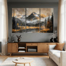 Mountain Lake Canvas Wall Art — Rustic Forest Landscape by MyGreatCanvas | Canvas Wall Art Prints | Photo Prints & Wall Decor