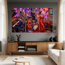 Jazz Band Canvas Wall Art — Jazz Club Singer Saxophone Print by MyGreatCanvas | Canvas Wall Art Prints | Photo Prints & Wall Decor