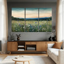 Wildflower Meadow Oil Painting Canvas — Daisy Lavender by MyGreatCanvas | Canvas Wall Art Prints | Photo Prints & Wall Decor