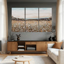 Neutral Wildflower Field Canvas Wall Art — Beige Earth Tone by MyGreatCanvas | Canvas Wall Art Prints | Photo Prints & Wall Decor