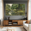 Forest Stream Canvas Wall Art, Peder Monsted A Forest Stream by MyGreatCanvas | Canvas Wall Art Prints | Photo Prints & Wall Decor