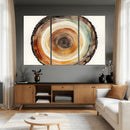 Natural Wood Slice Wall Art Canvas Print, Tree Ring Wall by MyGreatCanvas | Canvas Wall Art Prints | Photo Prints & Wall Decor