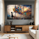 Banksy Girl Wall Art Canvas Print for Living Room Decor by MyGreatCanvas | Canvas Wall Art Prints | Photo Prints & Wall Decor