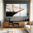 Sailboat Wall Art Canvas Print, Vintage Ship Bow Framed by MyGreatCanvas | Canvas Wall Art Prints | Photo Prints & Wall Decor