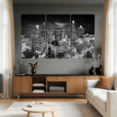 Charlotte Skyline Canvas Wall Art Print – North Carolina Cityscape Photography Print by MyGreatCanvas | Canvas Wall Art Prints | Photo Prints & Wall Decor