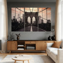 Brooklyn Bridge Canvas Wall Art, New York City Skyline Photography Print, NYC Landmark Urban Decor Artwork by MyGreatCanvas | Canvas Wall Art Prints | Photo Prints & Wall Decor