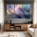 Colorful Abstract Canvas Wall Art Print, Vibrant Popup Color Art Print