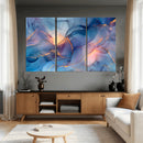 Colorful Abstract Canvas Wall Art Print, Vibrant Popup Color Art Print