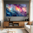 Colorful Abstract Canvas Wall Art Print, Vibrant Popup Color Art Print