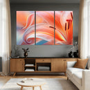 Peach Lily Canvas Wall Art, Coral Pink Flower Macro Photo Print, Botanical Bedroom Decor, Soft Floral Photography, Living Room Wall Art by MyGreatCanvas | Canvas Wall Art Prints | Photo Prints & Wall Decor