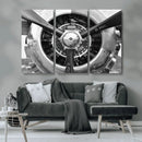Vintage Airplane Wall Art Canvas Print by MyGreatCanvas | Canvas Wall Art Prints | Photo Prints & Wall Decor
