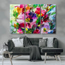 Oil Flower Abstract Canvas Print by MyGreatCanvas | Canvas Wall Art Prints | Photo Prints & Wall Decor