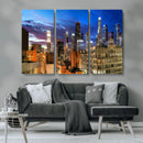 Los Angeles Night Wall Art Canvas Print