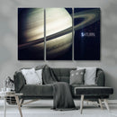 Framed Saturn Wall Art Canvas Print