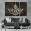 Rustic Chandelier Canvas Print by MyGreatCanvas | Canvas Wall Art Prints | Photo Prints & Wall Decor