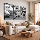 American Football Player Wall Art Canvas Print