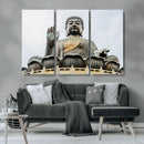 Buddha Statue Wall Art Canvas Print