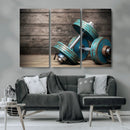 Dambell and Sport Wall Art Canvas Print by MyGreatCanvas | Canvas Wall Art Prints | Photo Prints & Wall Decor
