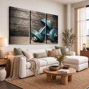 Dambell and Sport Wall Art Canvas Print