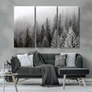 Big Foggy Forest and Misty Trees Forest Wall Art Canvas by MyGreatCanvas | Canvas Wall Art Prints | Photo Prints & Wall Decor