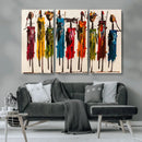 Abstract African Women Wall Art Canvas Print by MyGreatCanvas | Canvas Wall Art Prints | Photo Prints & Wall Decor