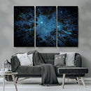 Forest and Stars Wall Art Canvas Print by MyGreatCanvas | Canvas Wall Art Prints | Photo Prints & Wall Decor