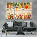 Kitchen Spice on the Table Wall Art, Kitchen Spice Wall Art by MyGreatCanvas | Canvas Wall Art Prints | Photo Prints & Wall Decor