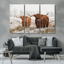 Longhorn Cattle Wall Art Canvas Print, Framed Farmhouse by MyGreatCanvas | Canvas Wall Art Prints | Photo Prints & Wall Decor