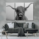 Texas Cow Wall Art Canvas, Texas Longhorn Cattle Canvas by MyGreatCanvas | Canvas Wall Art Prints | Photo Prints & Wall Decor