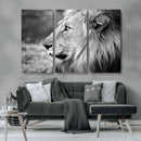 Lion Wall Art Canvas Print – Framed Majestic Wildlife by MyGreatCanvas | Canvas Wall Art Prints | Photo Prints & Wall Decor
