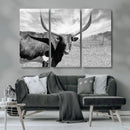 Longhorn Wall Art Canvas Print, Framed Ranch Wall Art Canvas by MyGreatCanvas | Canvas Wall Art Prints | Photo Prints & Wall Decor