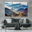 Mountains Forest Autumn Wall Art Canvas Print by MyGreatCanvas | Canvas Wall Art Prints | Photo Prints & Wall Decor