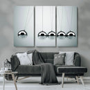Newton's Cradle Wall Art Canvas Print, Framed Newton Cradle