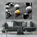 Wall Art Pool Table and Balls Canvas Print by MyGreatCanvas | Canvas Wall Art Prints | Photo Prints & Wall Decor