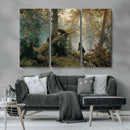 Baby Bears in Forest Wall Art Canvas Print by MyGreatCanvas | Canvas Wall Art Prints | Photo Prints & Wall Decor
